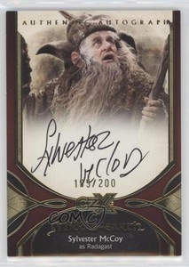 2022 Cryptozoic CZX Middle-Earth /200 Sylvester McCoy as Radagast #SC-R Auto im4