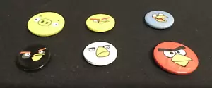 SECHS ANGRY BIRDS ABZEICHEN - Bild 1 von 3