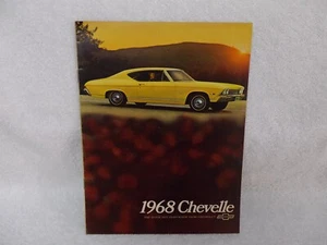 Chevrolet Chevelle Malibu SS 1968 original vintage convertible folleto del concesionario - Imagen 1 de 12