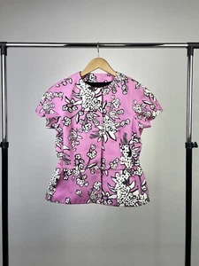 Red Valentino Pink Floral Blazer Jacket size 42 - Picture 1 of 8