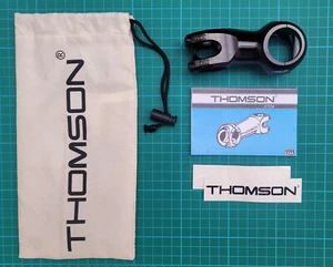 THOMSON ELITE X2 ROAD STEM 70mm +/- 10 DEGREE, 1 1/8" 31.8mm BLACK-RARE & BNIB. - Picture 1 of 11