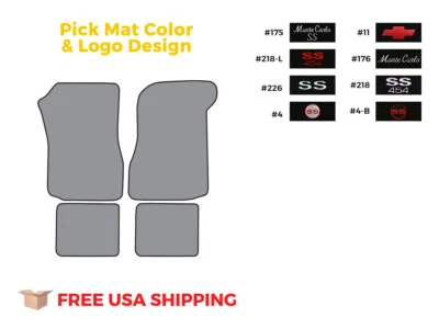 FITS 1973 Chevrolet Monte Carlo Floor Mat 4pc Loop Foto 1 de 4