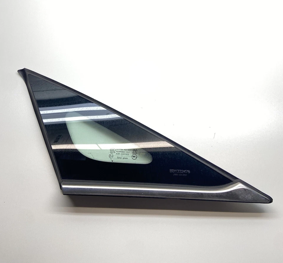 2011-2014 HYUNDAI SONATA REAR LEFT QUARTER WINDOW GLASS OEM - Image 1 of 4