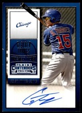 2015 Panini Contenders Prospect Ticket Auto Gleyber Torres Auto Chicago Cubs #21