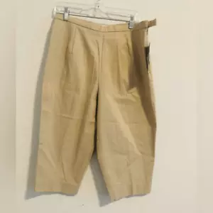 Briggs New York Capri beige women’s pants size 14 97% cotton - Picture 1 of 4