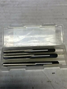 JUEGO DE GRIFOS M5 X .80 D4 4 FLAUTAS ACERO DE ALTA VELOCIDAD 3 PIEZAS HECHO EN EE. UU. - Imagen 1 de 2