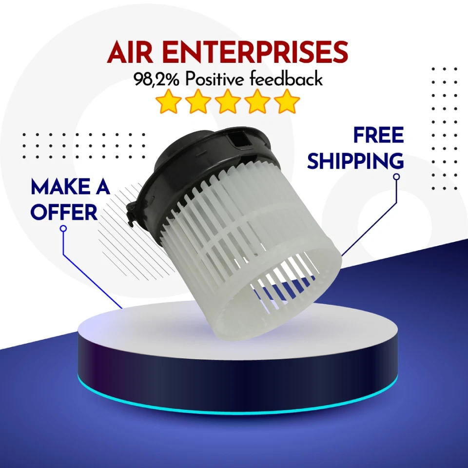 Motor de ventilador AC compatível com Nissan Versa Note 2014-2016, Versa 2012-2016 - Imagem 1 de 1