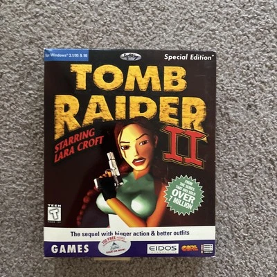Tomb Raider II Starring Lara Croft Special Edition PC Brand New Sealed Big Box - Image 1 of 4