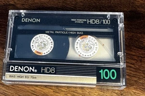 Denon HD8/100 Metal Particle High Bias Audio Cassette Tape unbenutzt - Bild 1 von 8