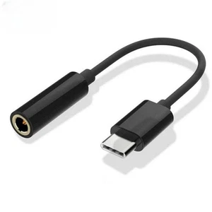 Type C to 3.5 mm Headphone Adapter Audio Cable For Samsung Galaxy S10 Note 9 - Picture 1 of 10