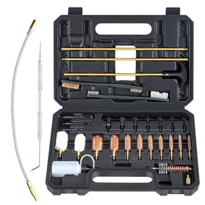 Gun Cleaning Kit Universal Supplies for Rifle Pistol Shotgun with Portable Ca... - Picture 1 of 6