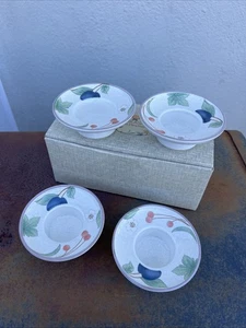 Mikasa Obst Panorama Eierbecher DC014/467 - 4er Set Neu im Karton Steingut - Bild 1 von 6