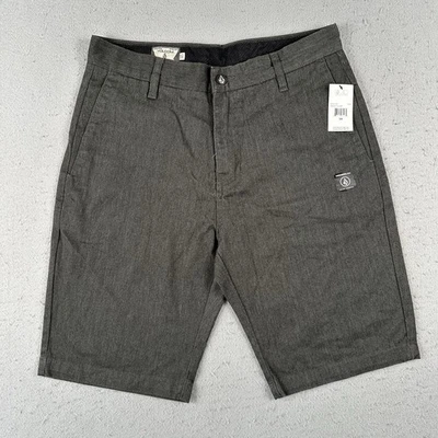 Volcom Vmonty Shorts Men’s 30 Dark Gray 10” Inseam Skater Stretch Modern Fit - Image 1 of 4