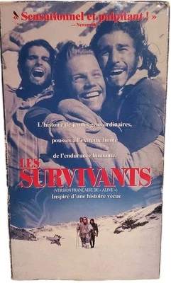 Les Survivants/ Alive (VHS)(French)  Tested - Image 1 of 3