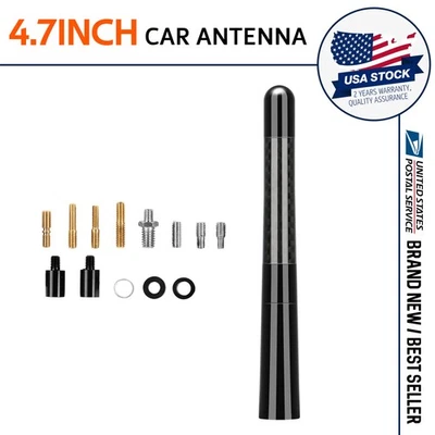 Antena automática corta de 4,7 pulgadas radio AM/FM negra para Nissan Frontier 1998-2019 nueva Foto 1 de 4