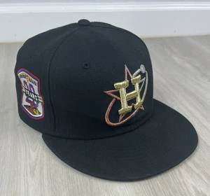 Sombrero ajustado HOUSTON ASTROS 59FIFTY talla 7 bordado 20 años parche y logotipo - Imagen 1 de 10