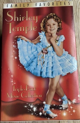 Shirley Temple 2000 Family Favorites Triple Pack 3 Movie Collection VHS Set - Image 1 of 4