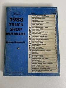 1988 Ford Ranger Bronco II Truck Shop Service Manual Original - Foto 1 di 5