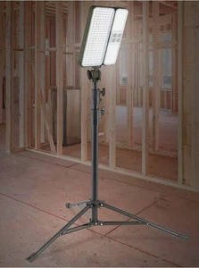 Solar U-line Rechargeable Job Site Work Light  3,000 LUMENS H-10882 free ship - Picture 1 of 7