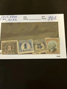 US RB65, RB69, RB34, RB135 Used Stamps- Lot A-79900 - Picture 1 of 1
