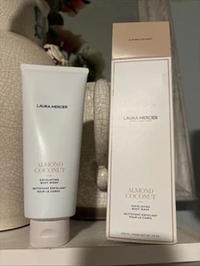 Laura Mercier Mandel Kokosnuss Peeling Duschgel 7,5oz (200ml) Neu im Karton - Bild 1 von 5