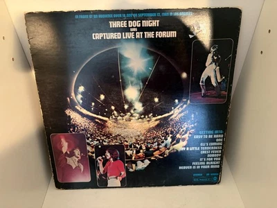 THREE DOG NIGHT WAS CAPTURED LIVE AT FORUM 1969 Lp Album ABC VG - Image 1 of 2