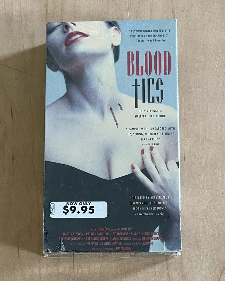 Vampire Conspiracy TV Horror Movie BLOOD TIES (1991) New Sealed VHS New Horizons - Image 1 of 4