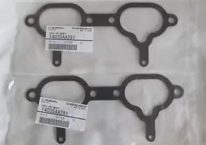 Genuine Subaru OEM 2 Intake Manifold Gaskets EJ25D 2.5L 96-99 Legacy 98 Impreza - Foto 1 di 1