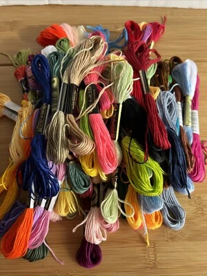 Lot Embroidery Floss 7.4 Oz Total,  Airo Many Colors - Image 1 of 4