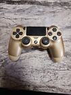 Sony Dualshock 4 Gold Wireless Controller Playstation 4 For Parts Or Repair