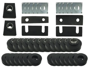 55 56 57 Chevy Sedan, Nomad, Wagon Body Mount Set with Shims 1955 1956 1957 - Picture 1 of 3