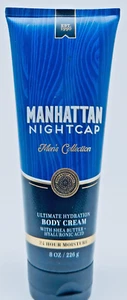 BATH & BODY WORKS MEN'S COLLECTION MANHATTAN NIGHTCAP HYDRATION BODY CREAM 8oz - Picture 1 of 8