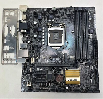 Motherboard ASUS B150M-A/M.2 LGA 1151 DDR4 Support USB C I/O Shield Included - Image 1 of 4