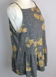 Maurices Women's Large Floral Tank Top Boho Cottagecore Peasant Beachy - Picture 1 of 5