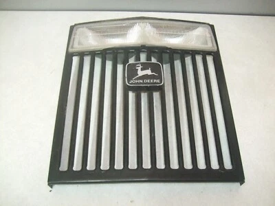 John Deere 175,185 Lawn Tractor Grille W/Headlight Lense-Used-M74756 - Image 1 of 4