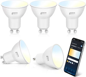 Lampadina Alexa Intelligente GU10 Wifi Compatibile Con Alexa Google Home. 6W (42 - Foto 1 di 12