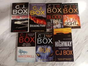 C.J. Box 7 Book Lot - 6 Joe Pickett Novels + The Highway - Imagen 1 de 3