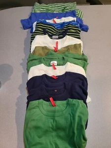 Hanna Anderson 12 T Shirts Boys Size 130 and 140 Cotton Long Sleeve USA MADE - Picture 1 of 1