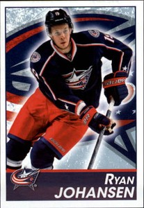 2013-14 Panini Stickers Blue Jackets Hockey Card #64 Ryan Johansen