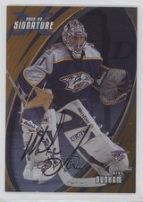 2002-03 ITG Be A Player Signature Series Gold Signatures Mike Dunham #005 Auto