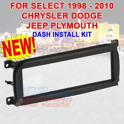 Kit de tablero de instalación DIN única Metra 99-6503 para Chrysler/Dodge/Jeep Select 1998-up Foto 1 de 2