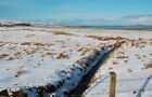 Photo 6X4 Burn In The Snow Durrisdale Looking North With Eynhallow Sound, C2009