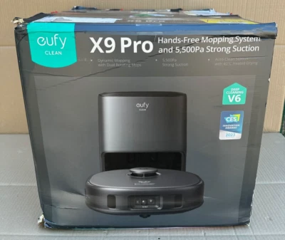 Roboter eufy Clean Saugroboter X9 Pro ACS Schwarz Saug- & Wischroboter OVP - Bild 1 von 4