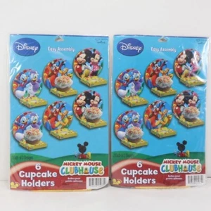 Disney Mickey Mouse Clubhouse Cupcake Holders Birthday Party Donald Duck Minnie - Picture 1 of 5