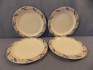 Midwinter "Aztec" 4 Bread & Butter Plates 7" - Picture 1 of 4