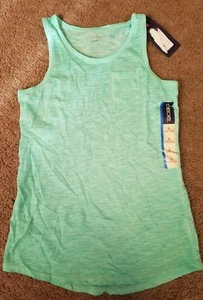 Cherokee Girls Tank Top, loose fit, "Crystalized Green", LG. - Picture 1 of 1