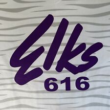 ELKS Club 616 Hawaii KUMULOKAHI Sand Purple Paddling Ocean Rash Guard Size L TT