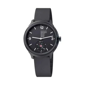 Mondaine Helvetica 1 44mm PVD Black Dial Mens Smart Watch MH1.B2S20.RB - Picture 1 of 2