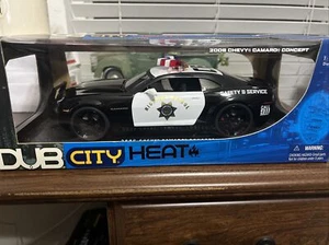 UNOPENED JADA Dub City Heat 2006 Chevy Camaro Concept Highway Patrol 1:18 Police - Picture 1 of 4