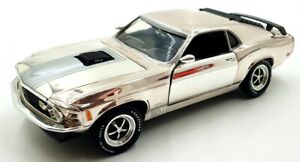 ERTL 1/18 Scale Diecast DC10823A - 1970 Ford Mustang Mach 1 - Chrome